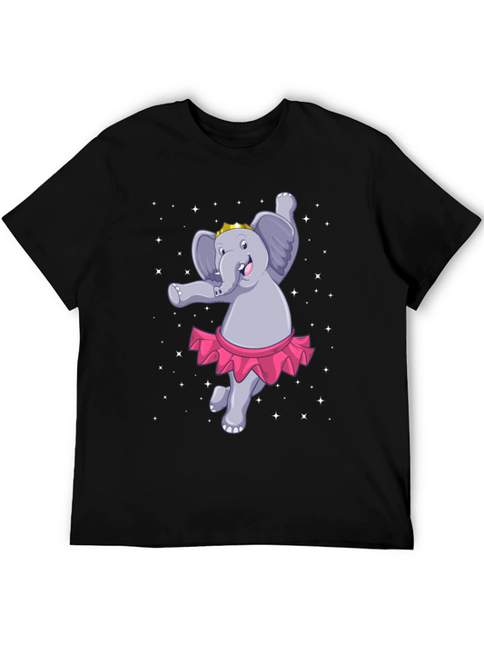 Dancing Elephant T-Shirt: Cute Cartoon Design