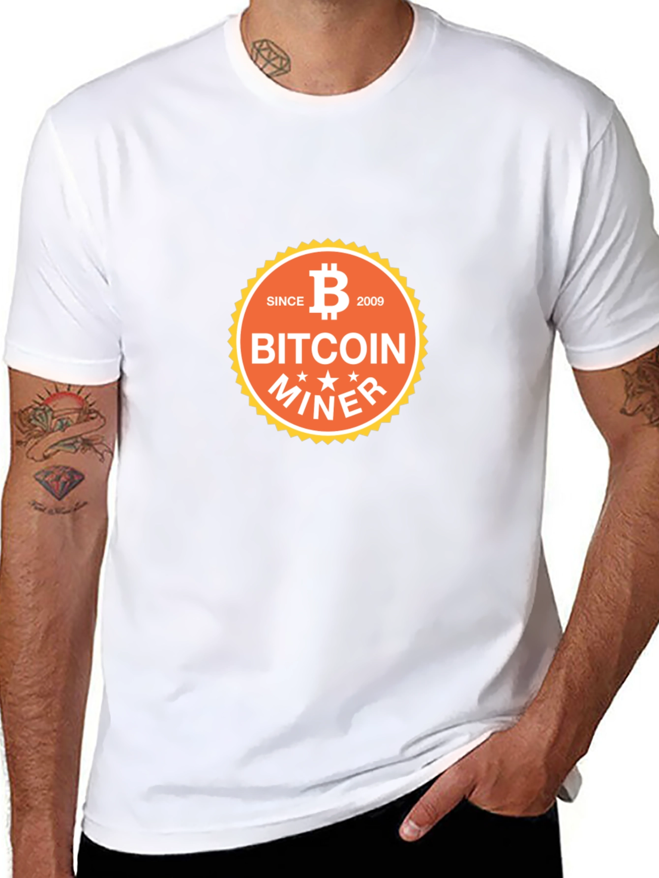 Bitcoin Miner Since 2009 T-Shirt - Crypto Enthusiast Tee