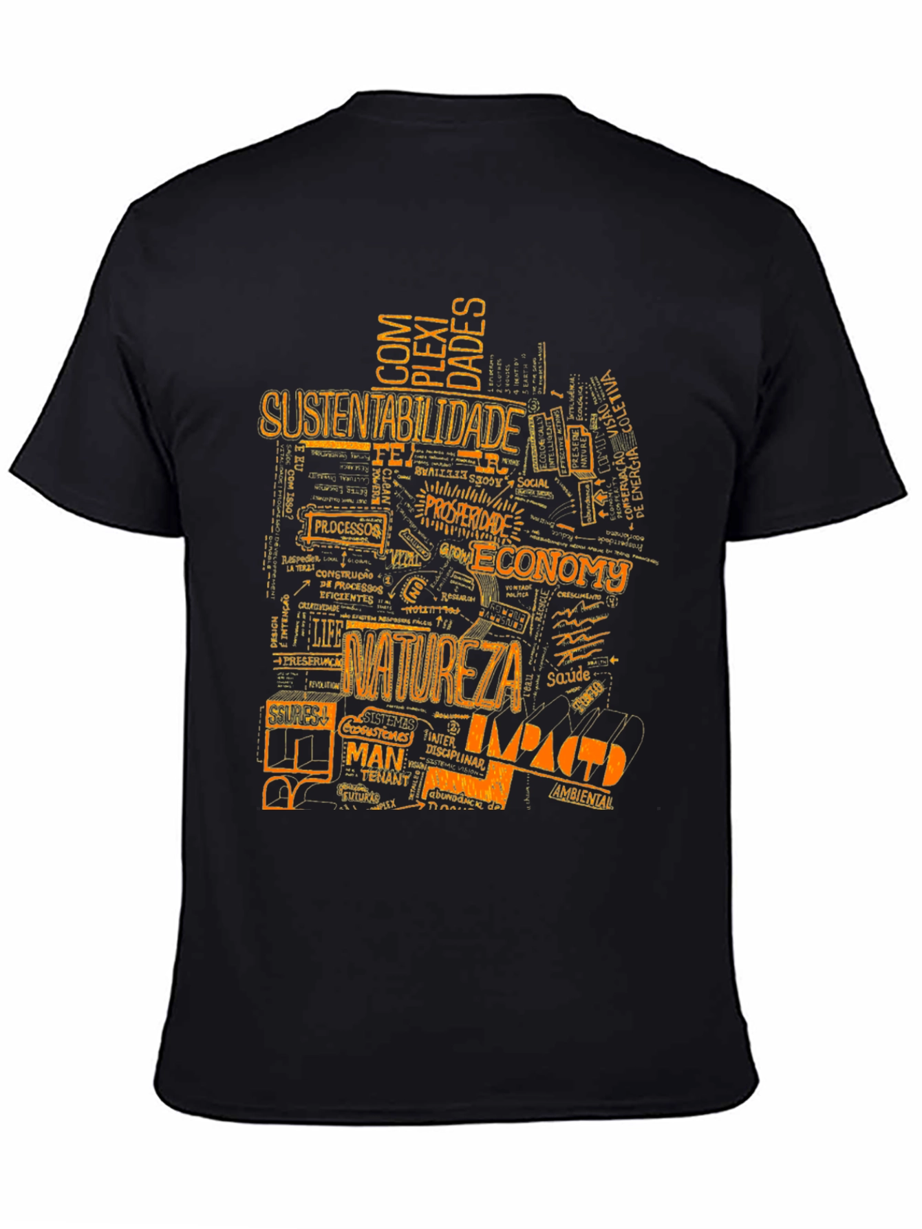Sustainability Word Art Graphic Tee