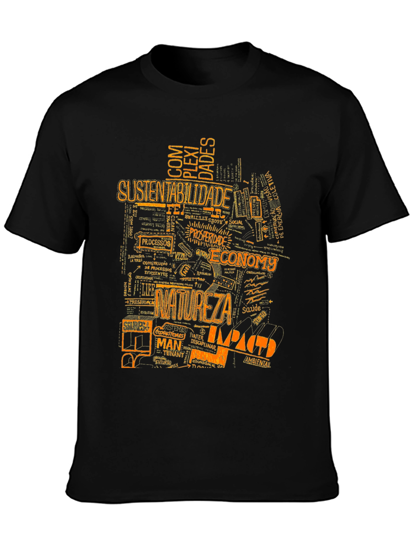 Sustainability Word Art Graphic Tee