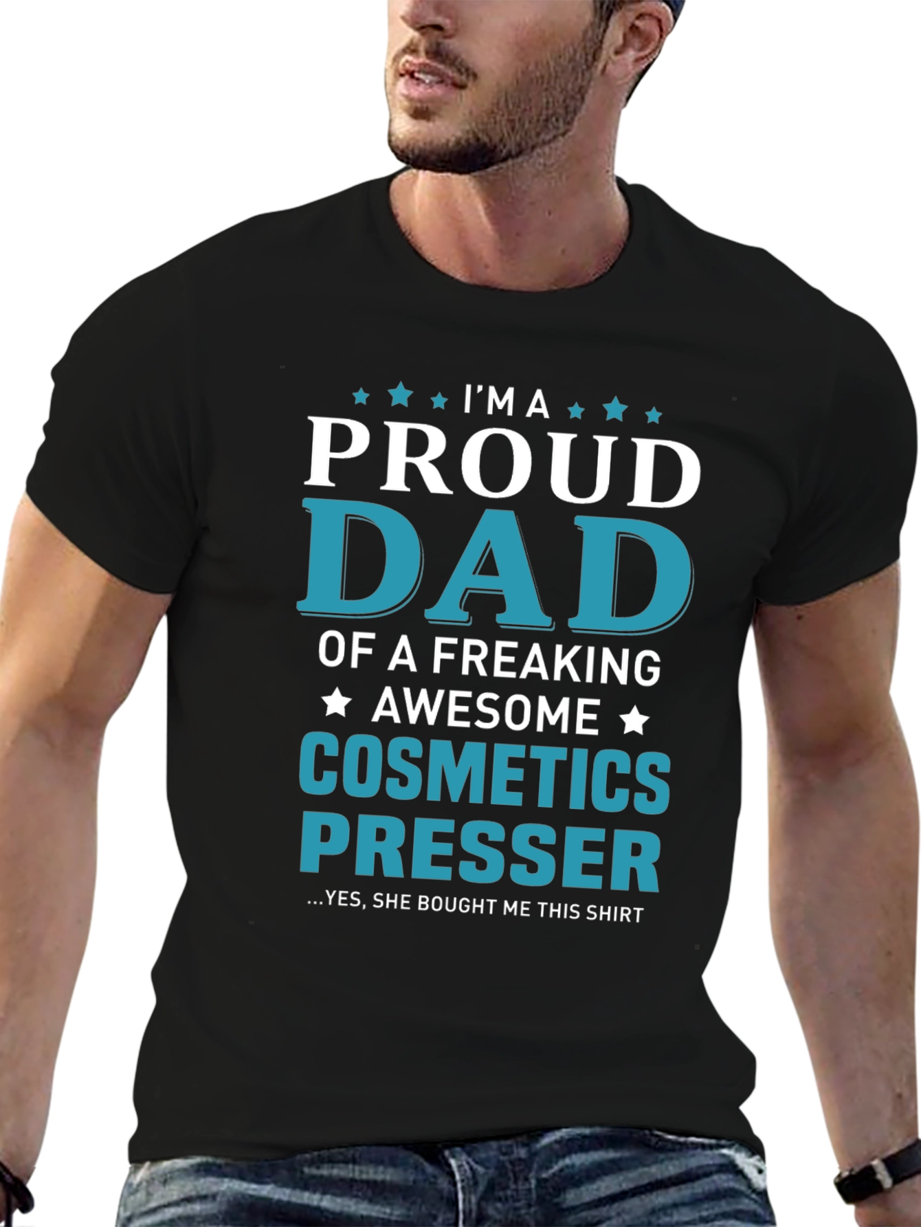 Proud Dad Cosmetics Presser Graphic Tee