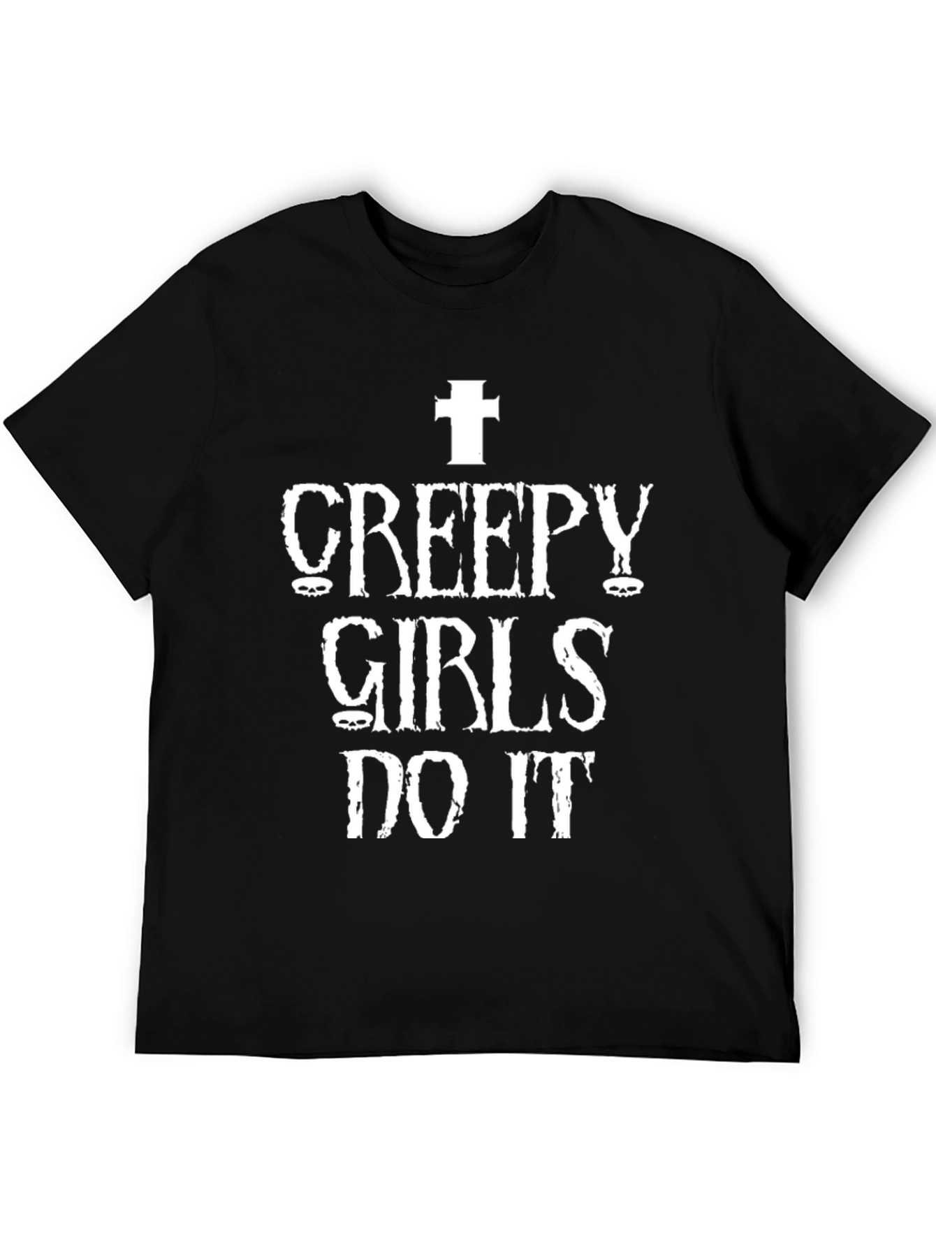 Creepy Girls Do It T-Shirt - Halloween Graphic Tee
