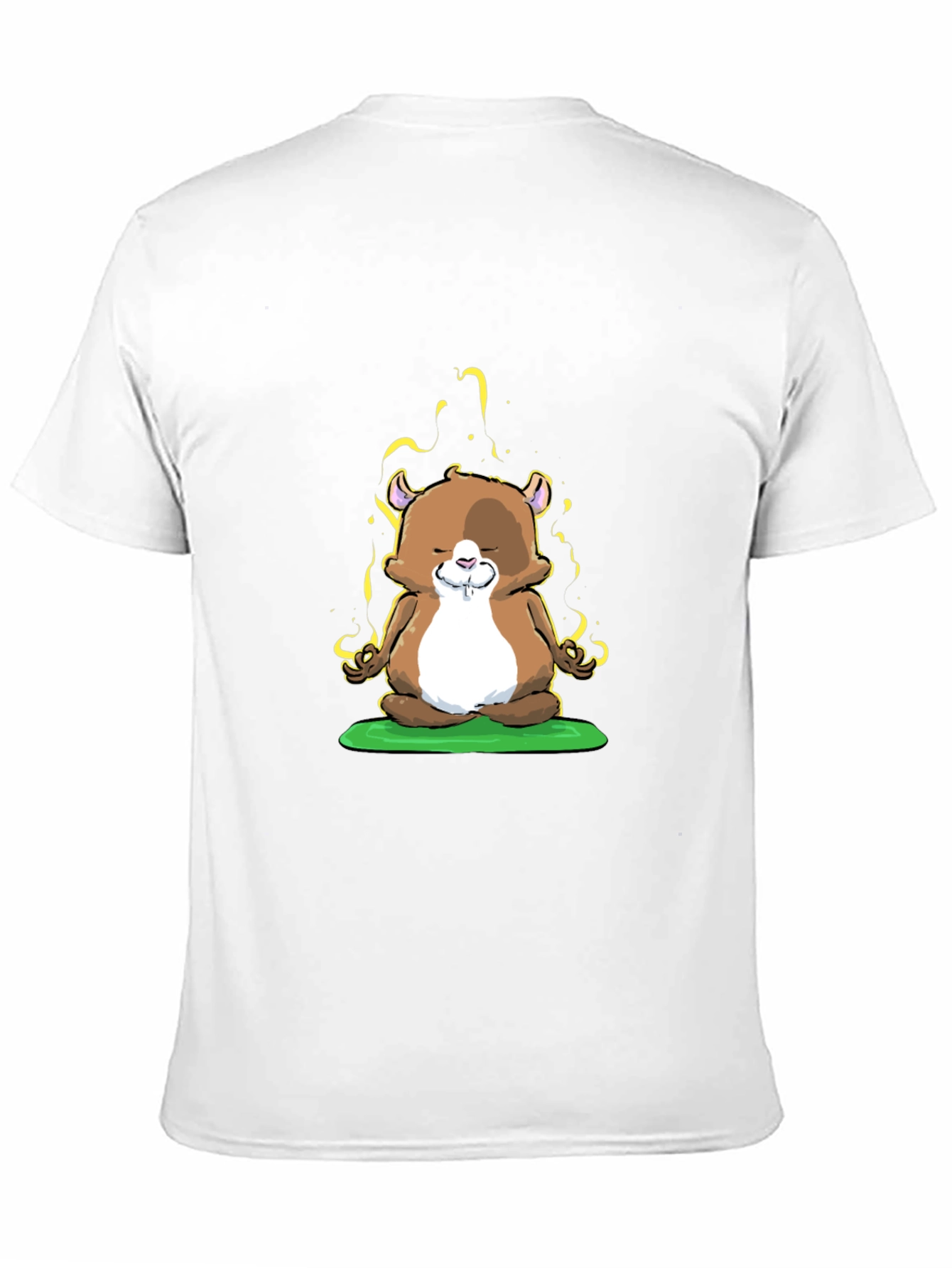 Zen Hamster T-Shirt - Meditating Rodent Tee