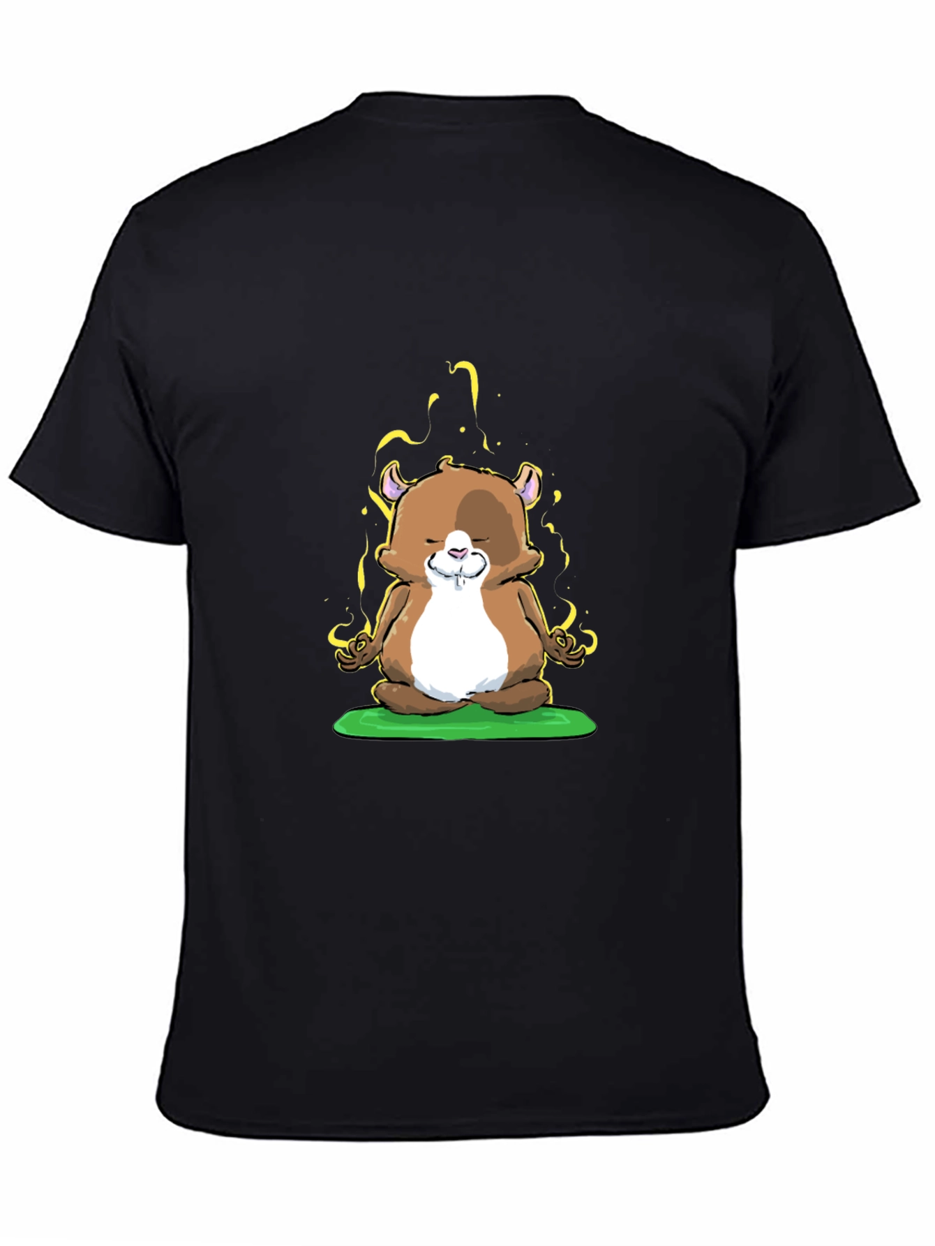 Zen Hamster T-Shirt - Meditating Rodent Tee