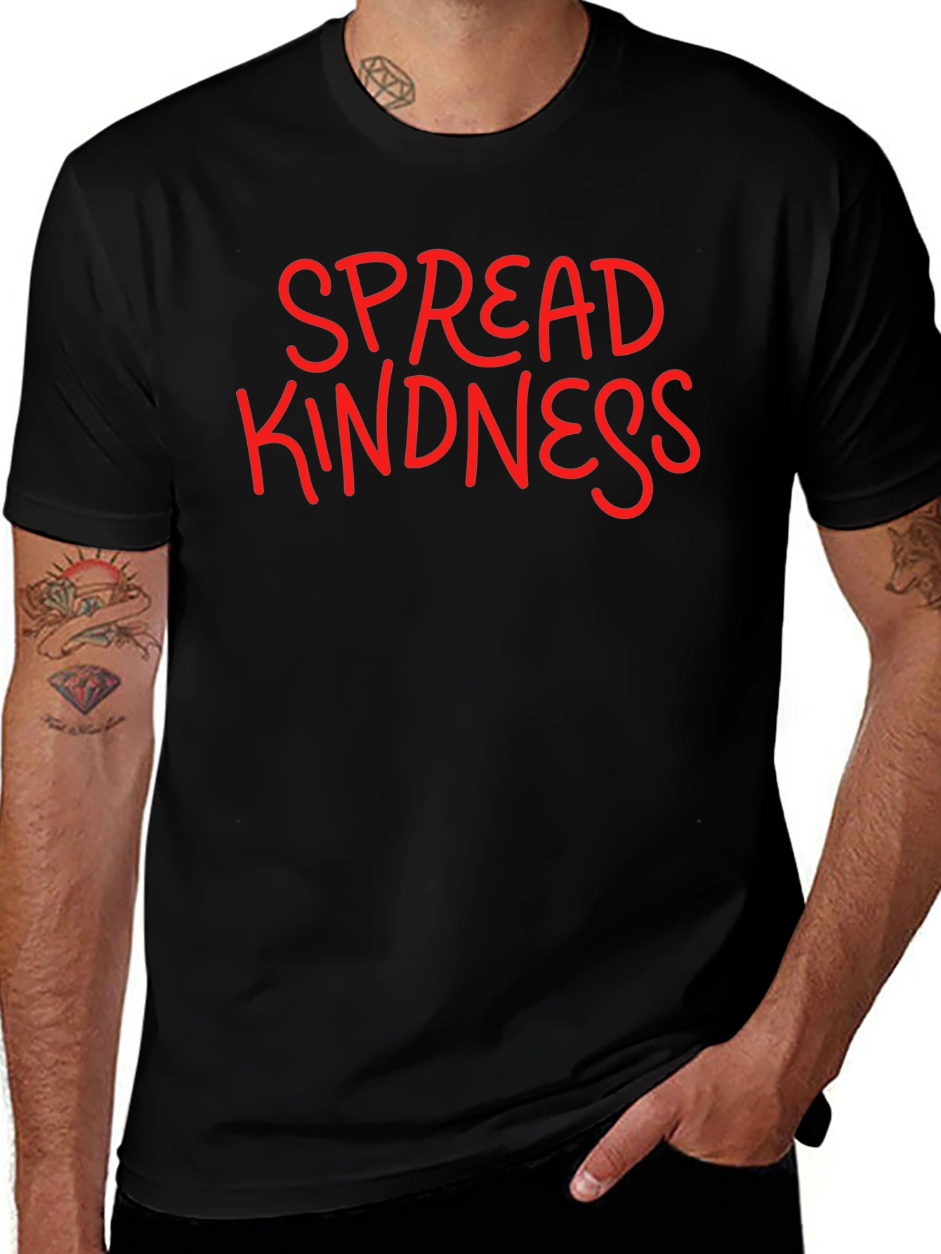 Spread Kindness Black T-Shirt
