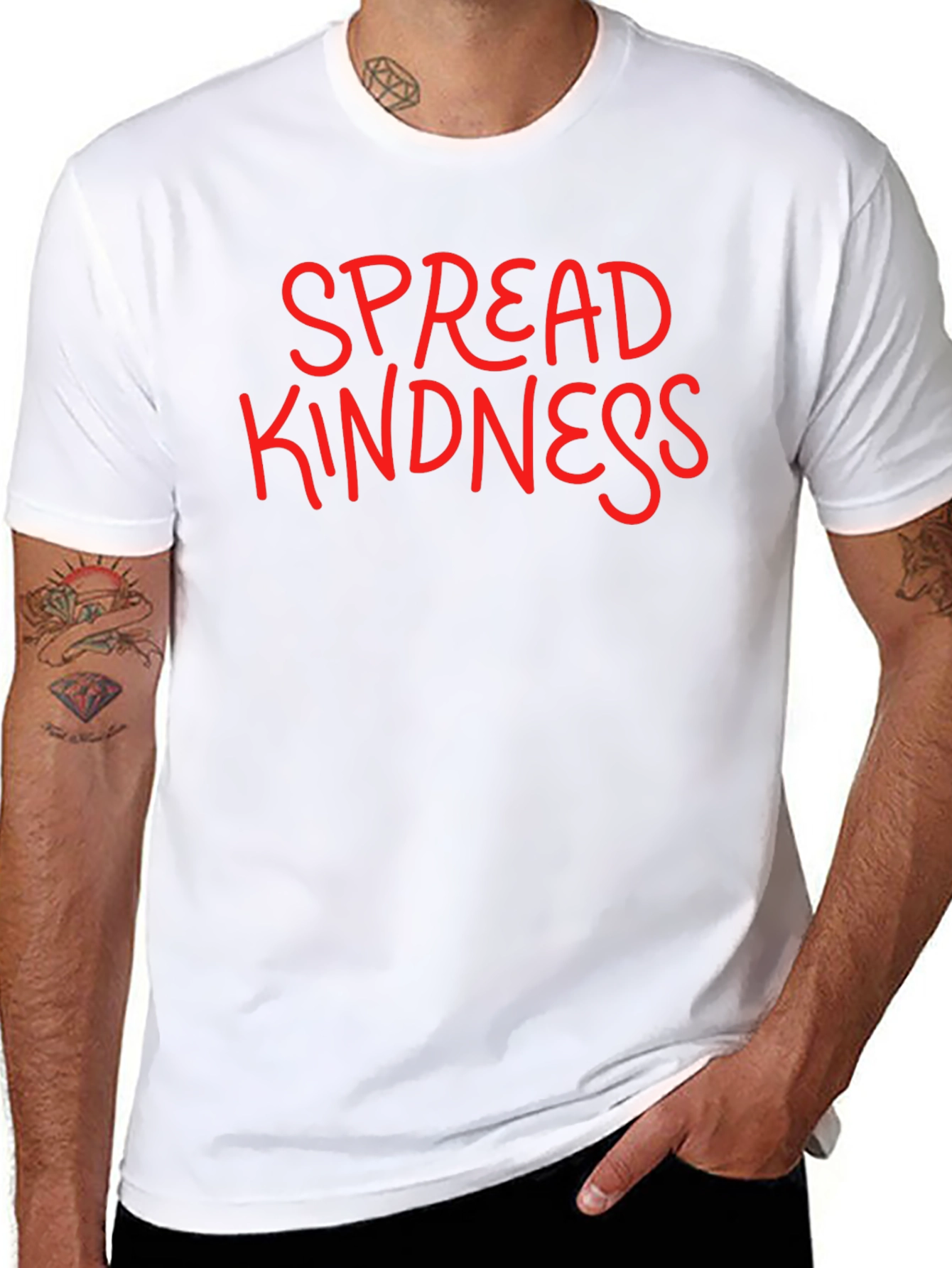 Spread Kindness Black T-Shirt