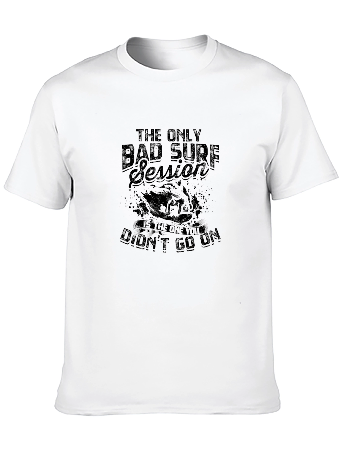 Bad Surf Session Black T-Shirt