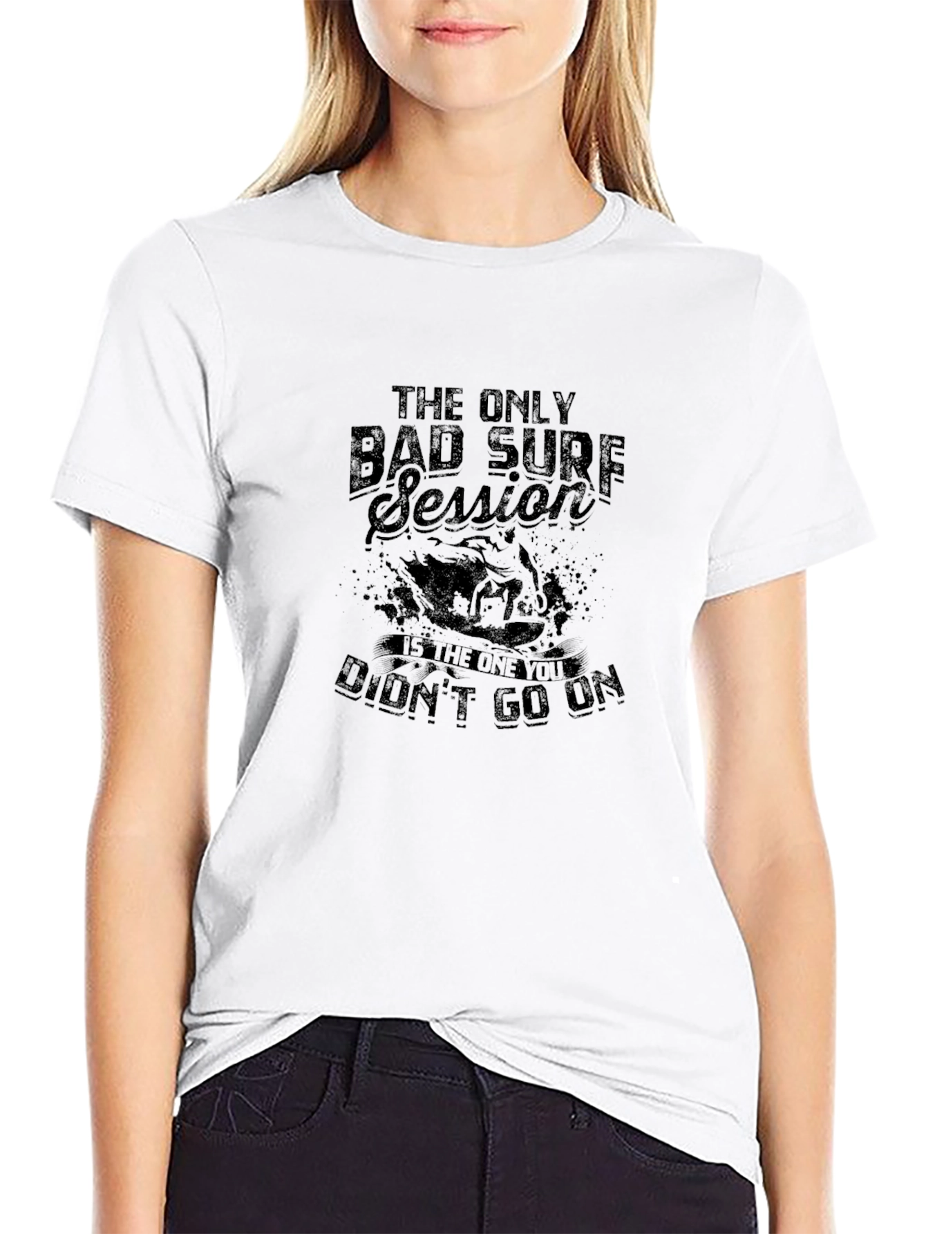 Bad Surf Session Black T-Shirt