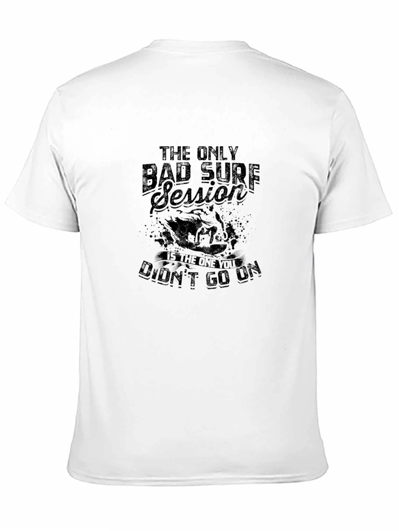 Bad Surf Session Black T-Shirt