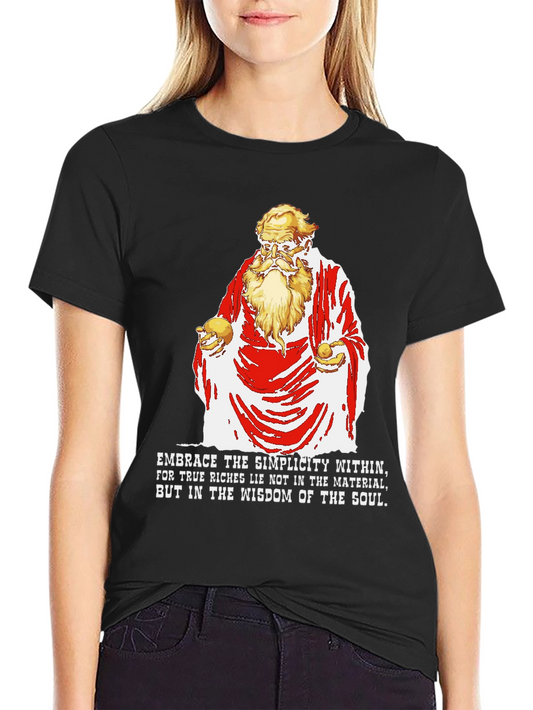 Philosophical Wisdom Graphic T-Shirt
