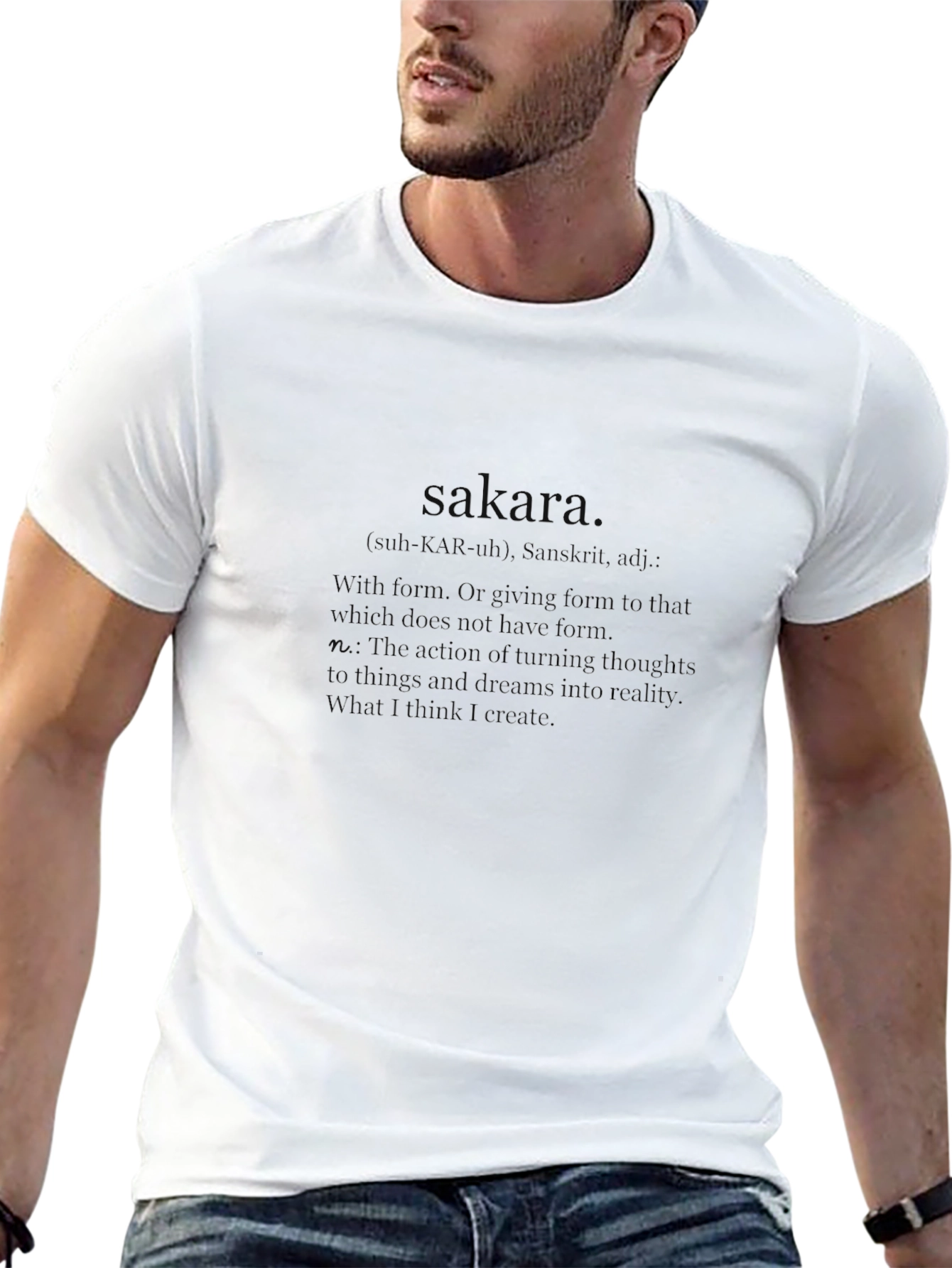 Sakara Definition Graphic Tee - Black T-Shirt