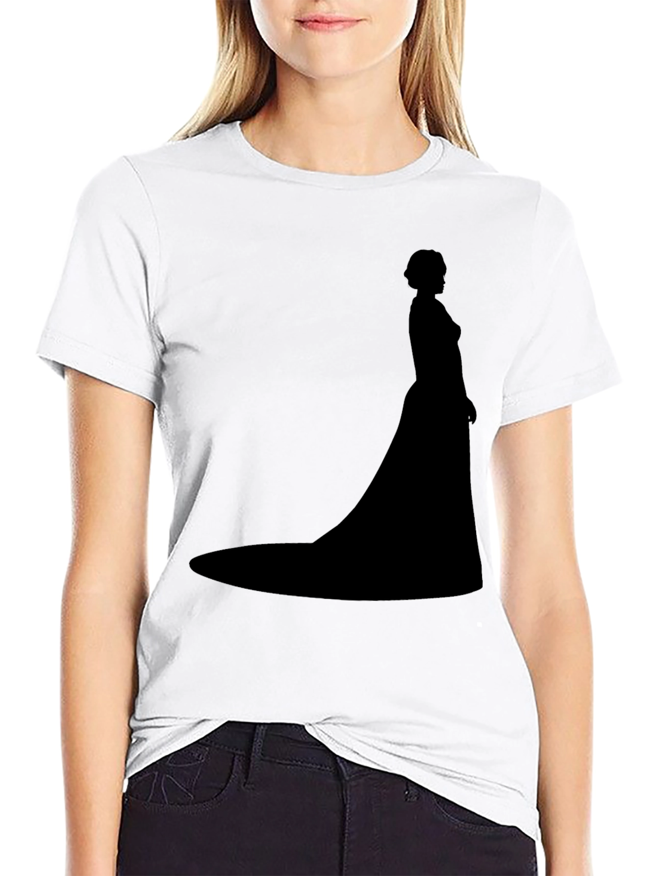 Elegant Silhouette T-Shirt - Classic Style