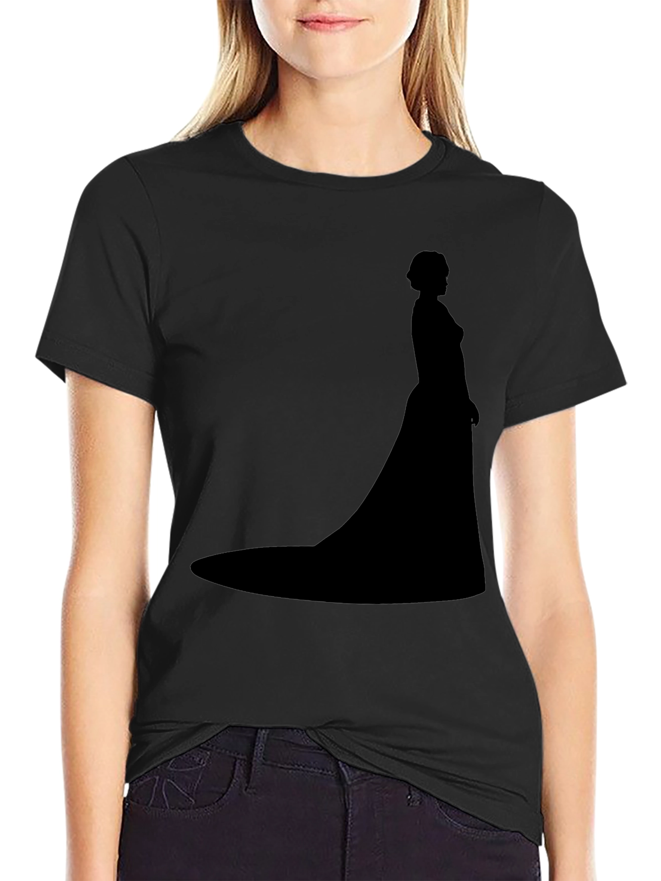 Elegant Silhouette T-Shirt - Classic Style