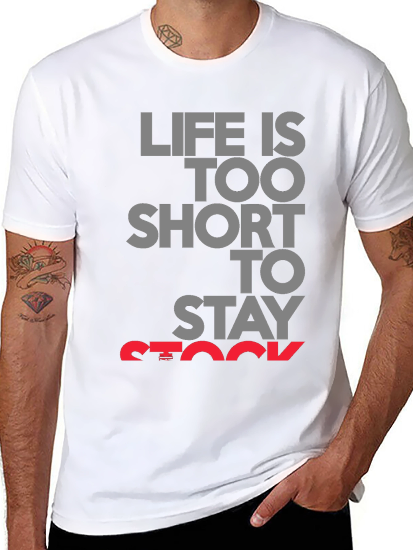 Life Is Too Short T-Shirt - Express Yourself
