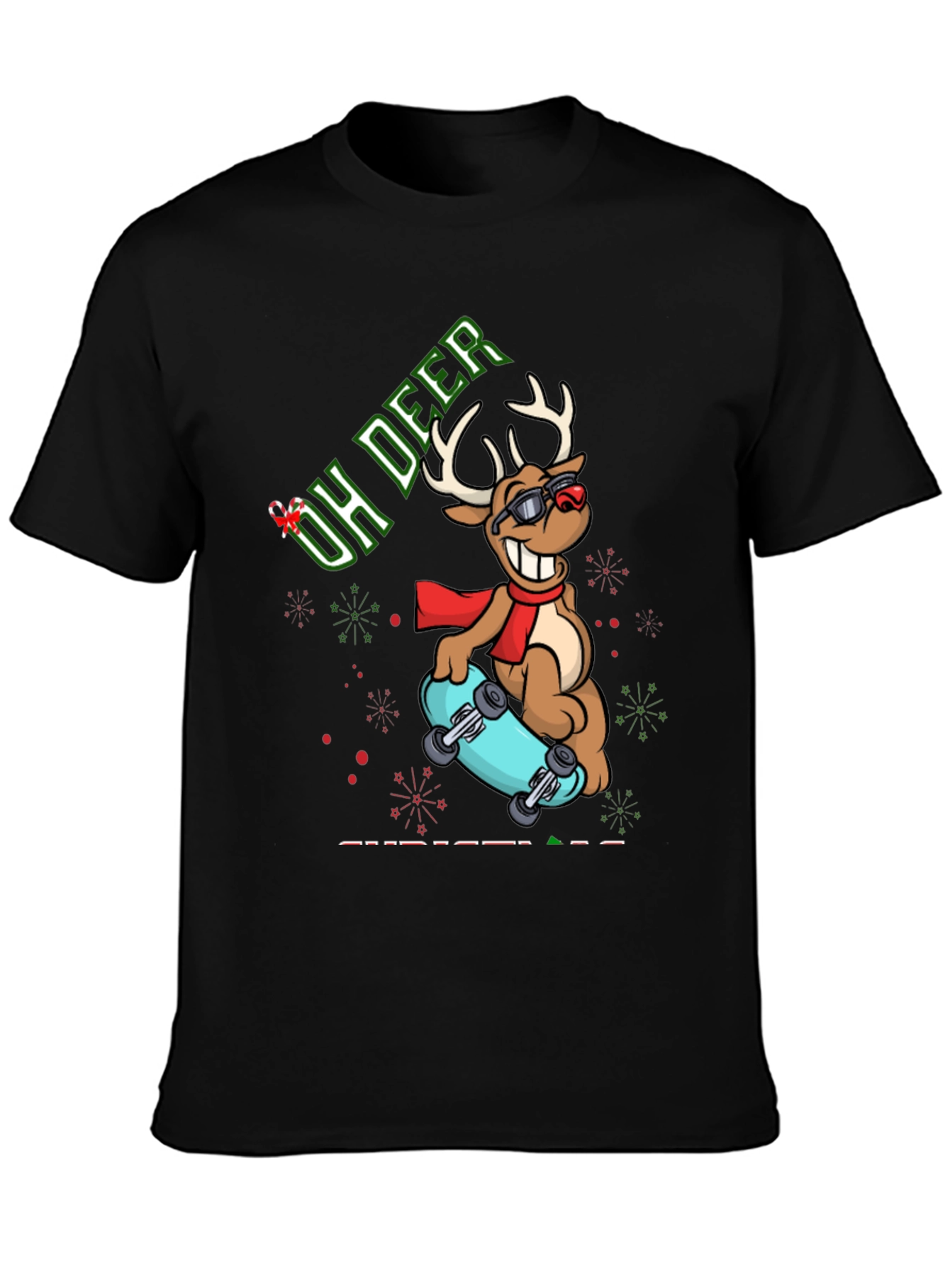 Oh Deer Skateboard T-Shirt