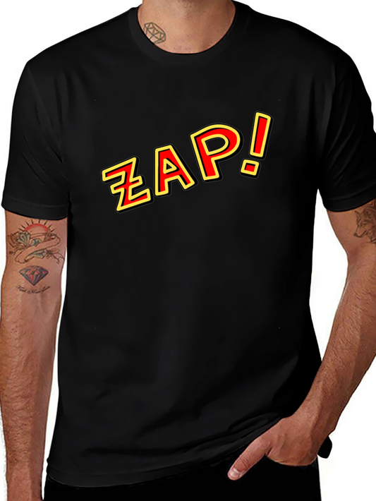 ZAP! Graphic Print Crew Neck Tee