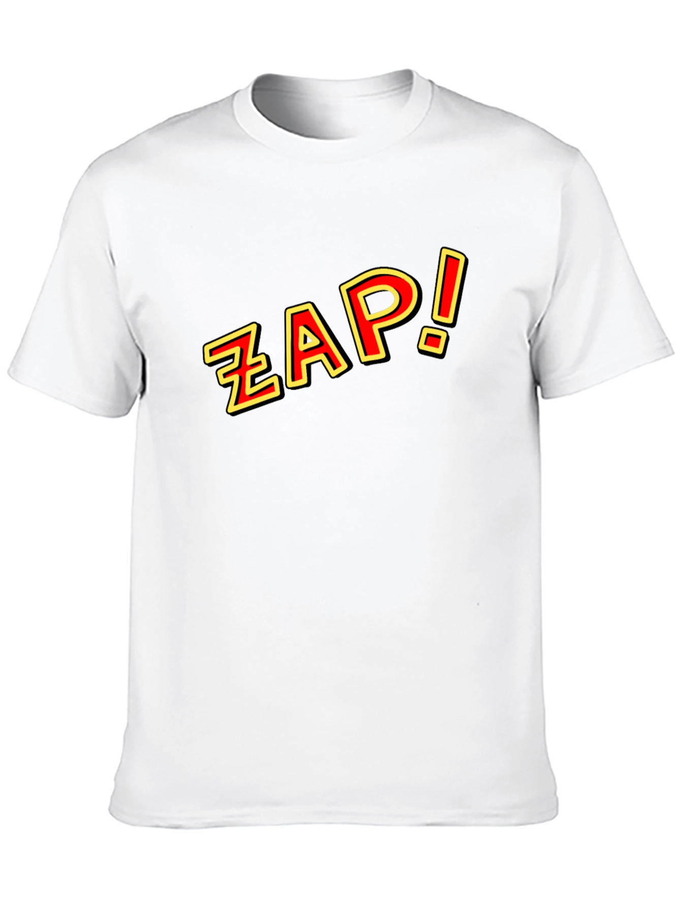 ZAP! Graphic Print Crew Neck Tee