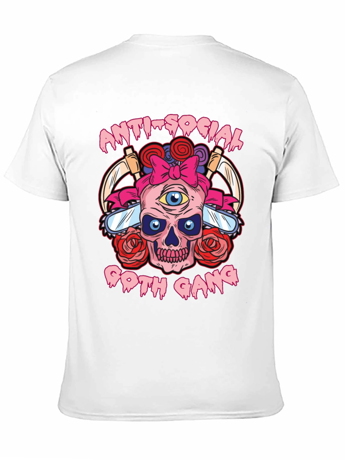 Anti-Social Goth Gang Graphic T-Shirt