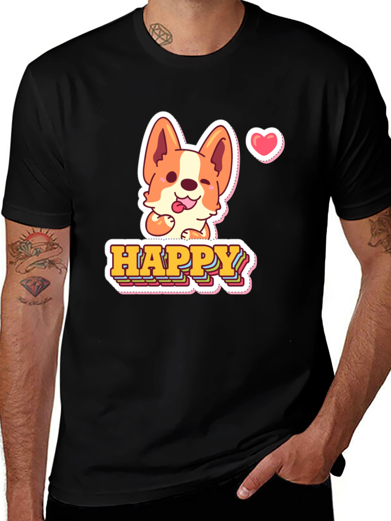 Happy Corgi T-Shirt