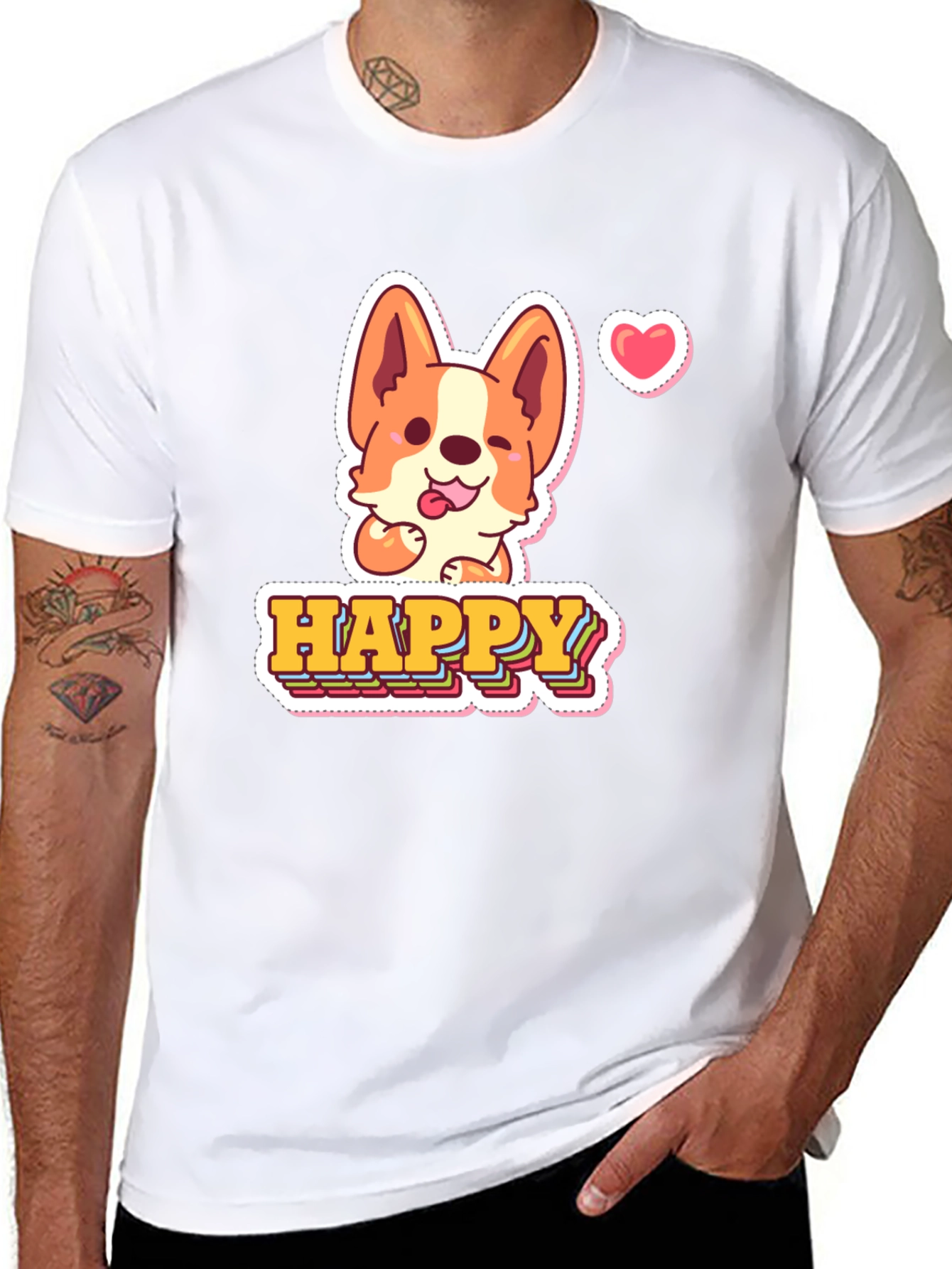 Happy Corgi T-Shirt