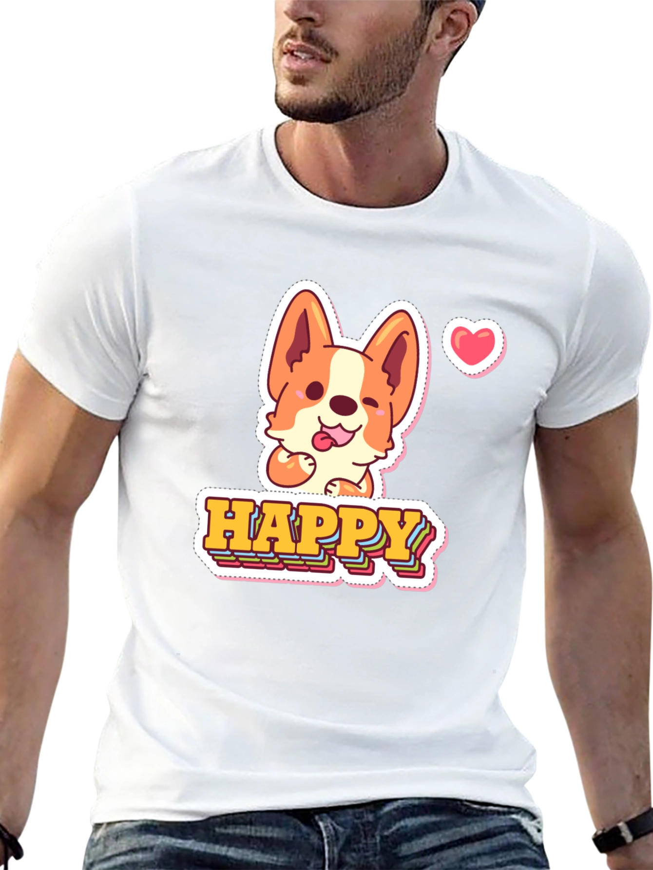 Happy Corgi T-Shirt