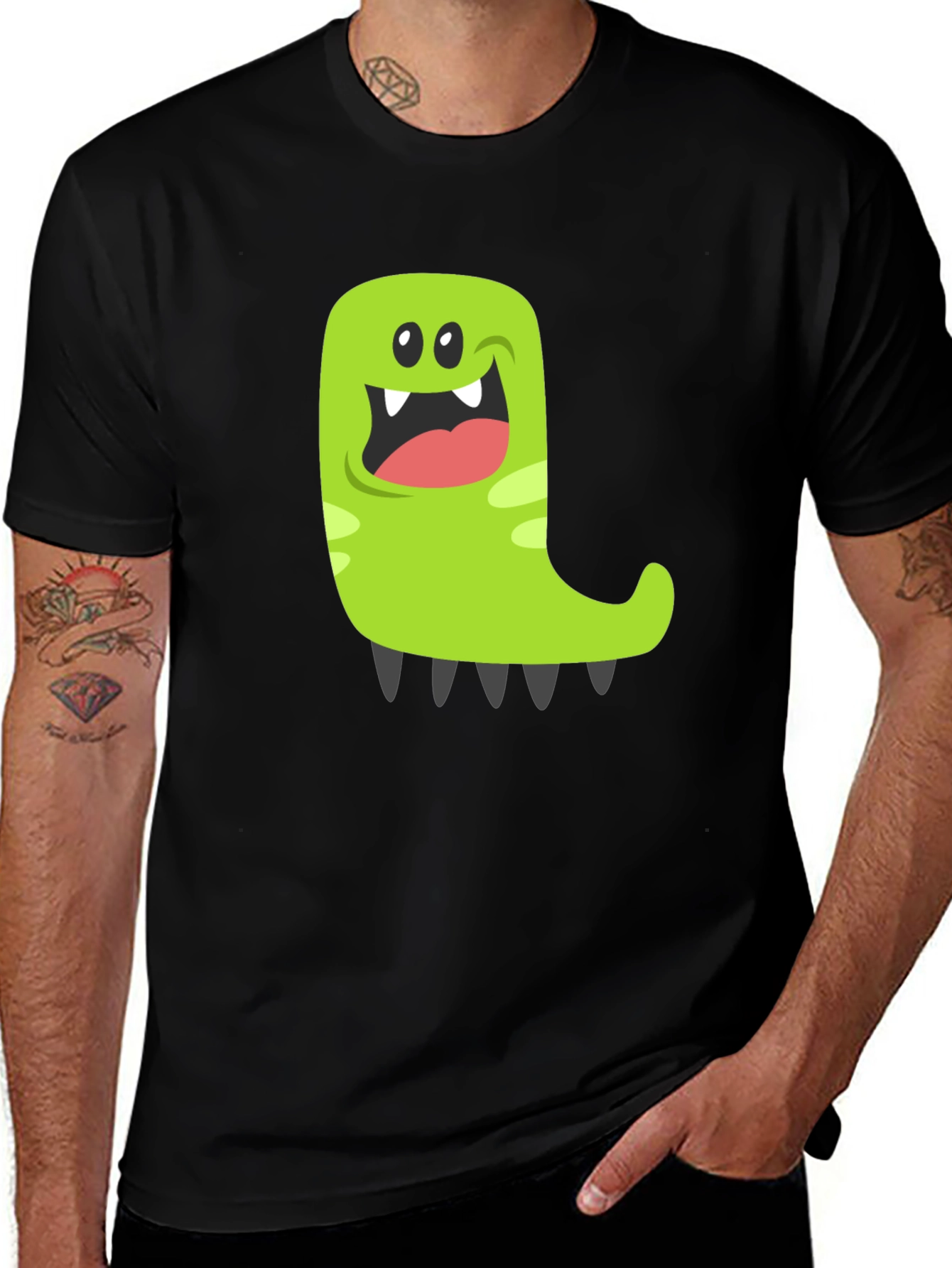 Monster Graphic Tee - Fun Cartoon Character T-Shirt