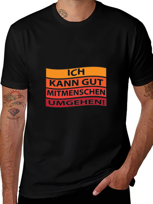 Ich Kann Gut T-Shirt - Black Crew Neck
