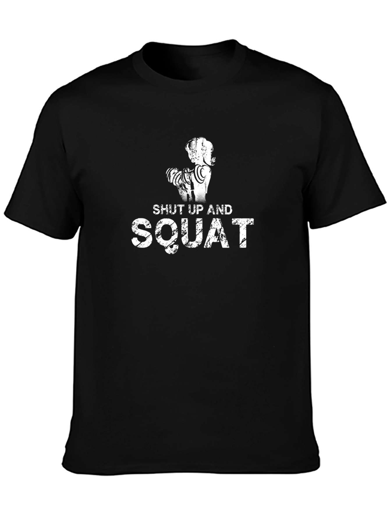 Shut Up And Squat Black Graphic Tee