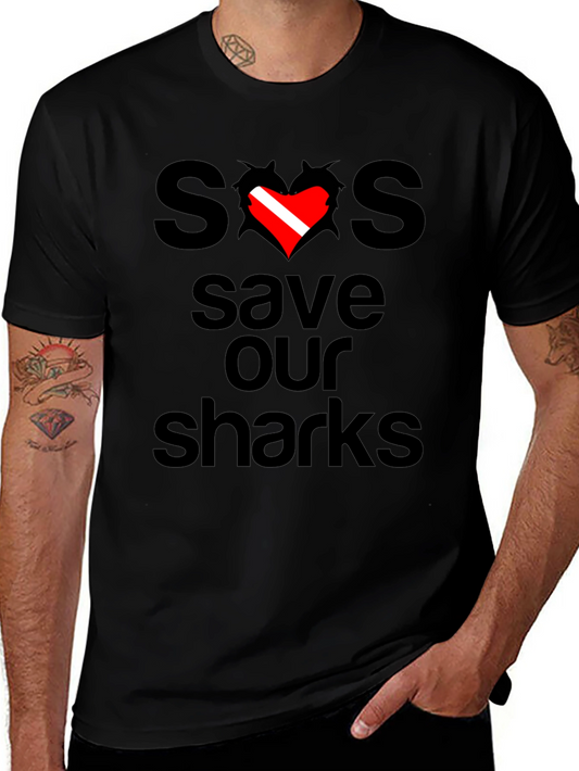 Save Our Sharks Graphic T-Shirt