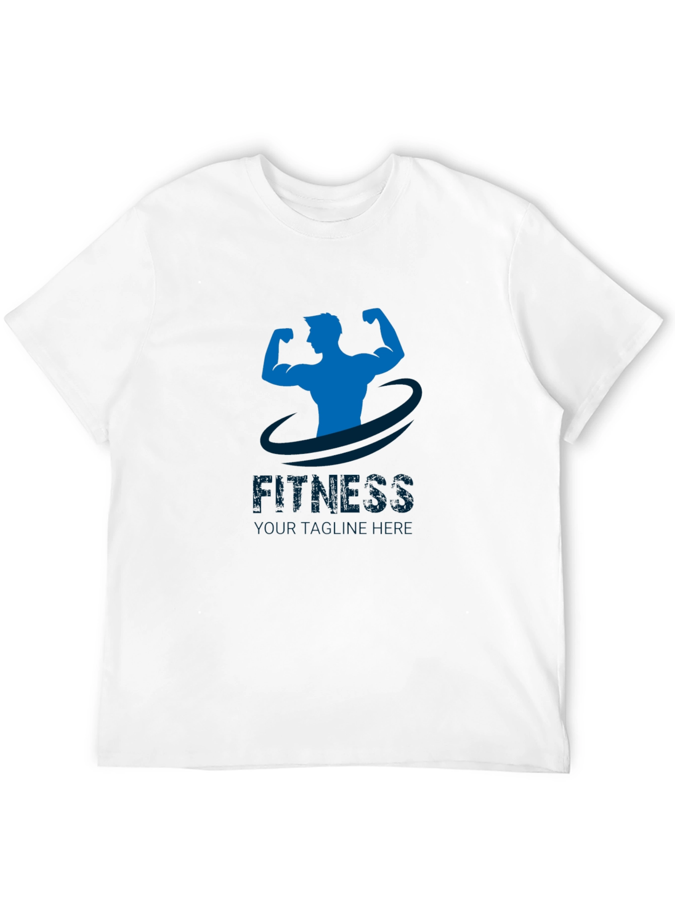 Mens Fitness Graphic T-Shirt - Black