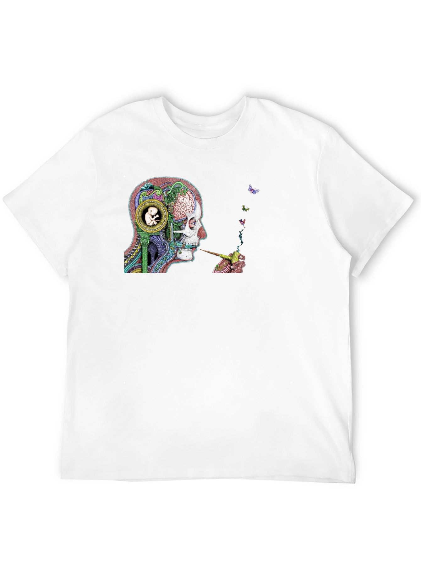 Psychedelic Brain Graphic T-Shirt