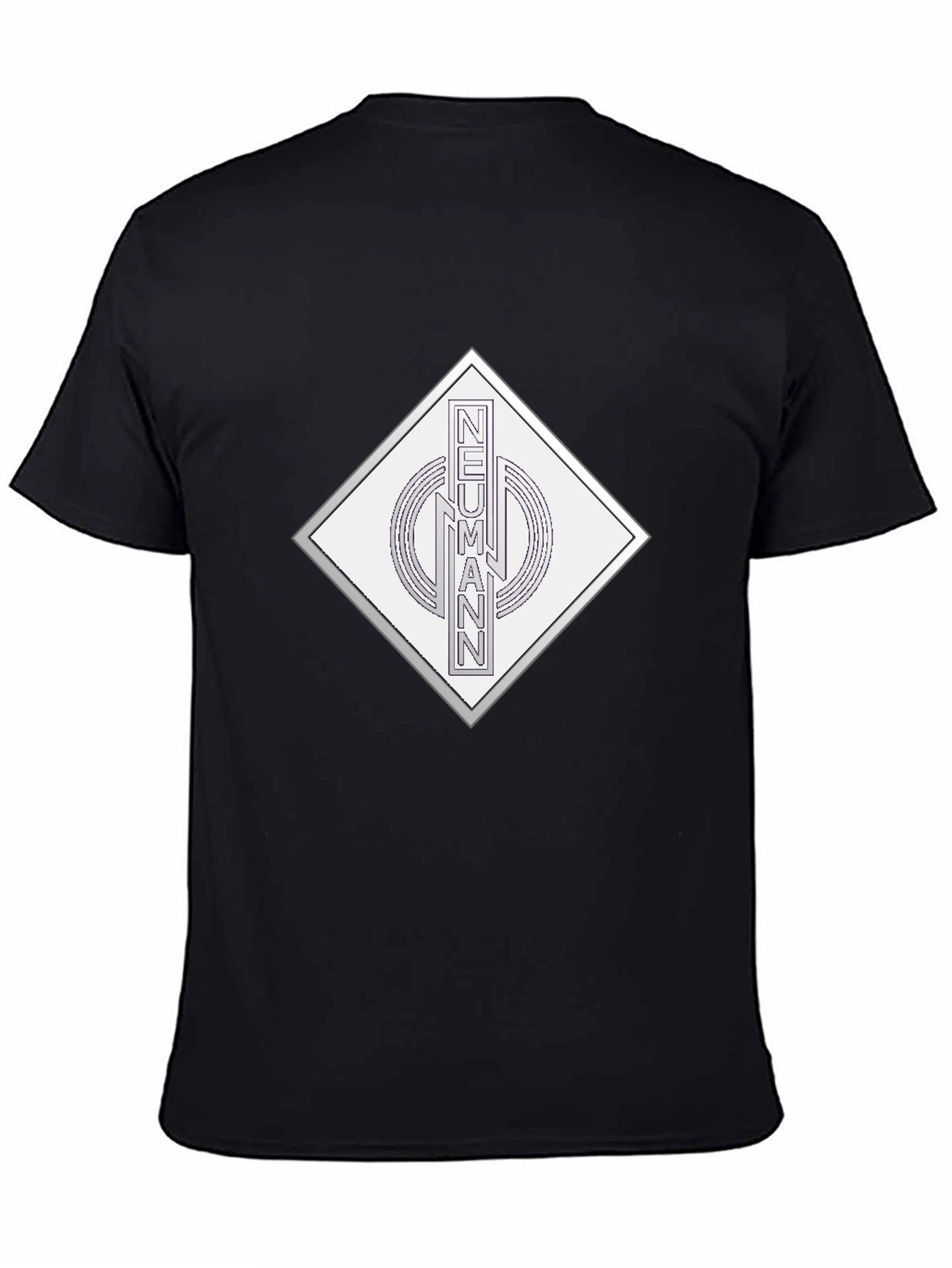 Neumann Black Graphic Tee - Classic Style
