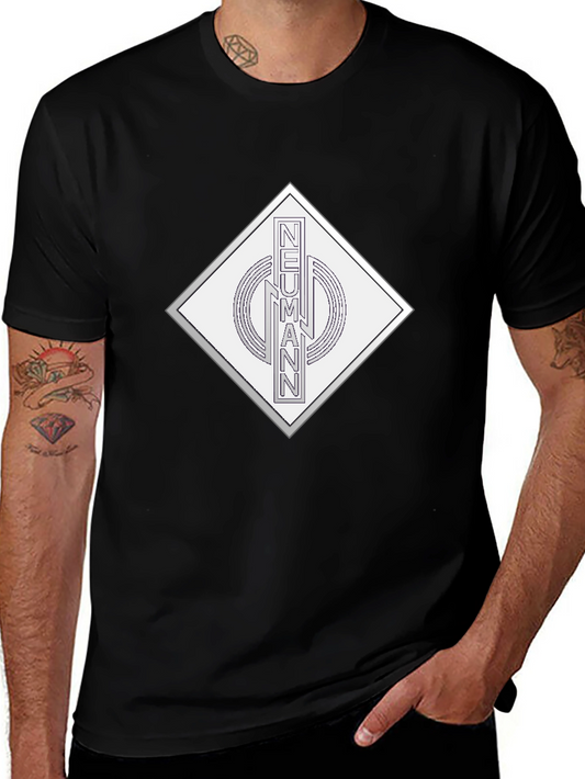 Neumann Black Graphic Tee - Classic Style