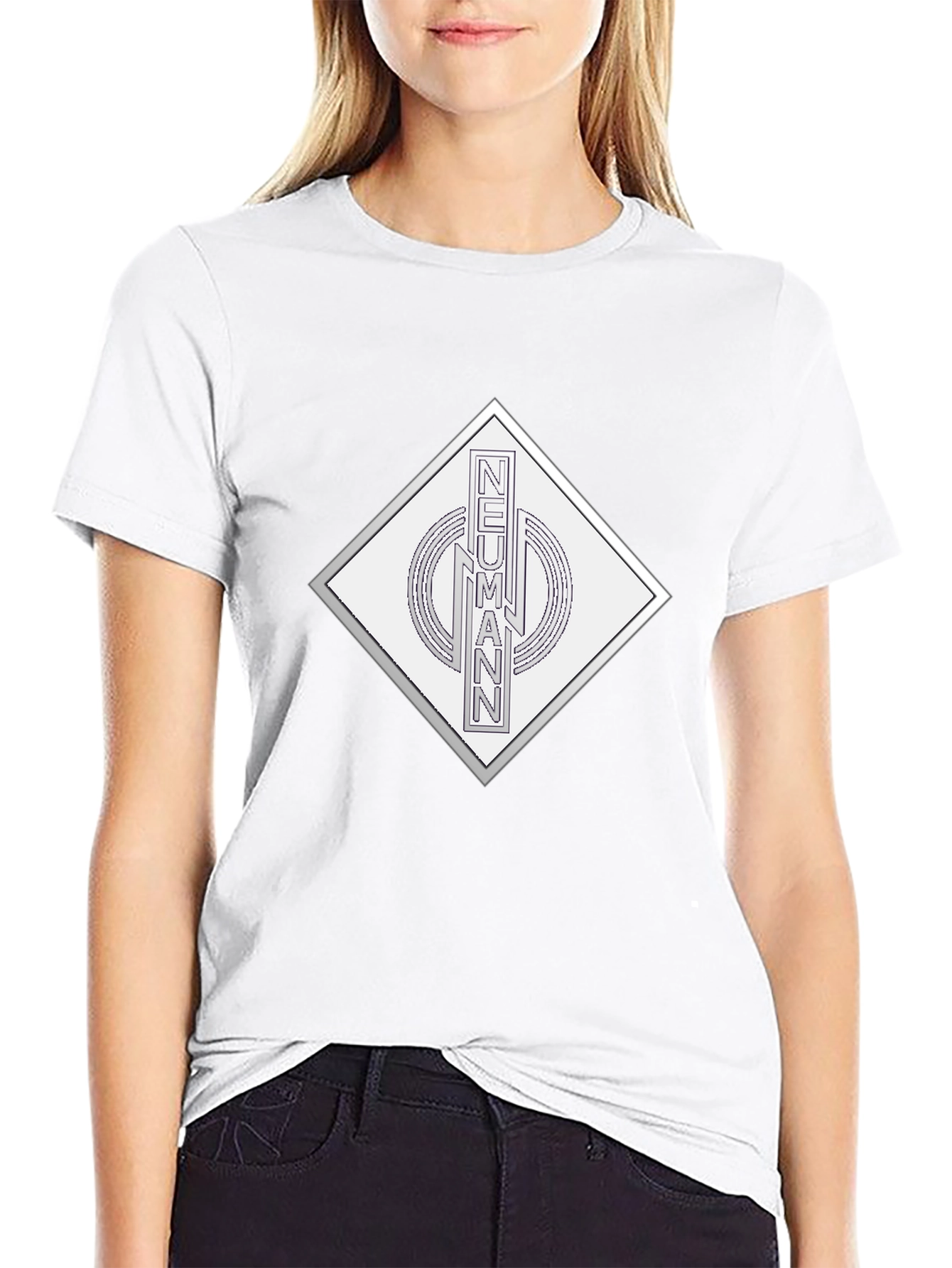 Neumann Black Graphic Tee - Classic Style