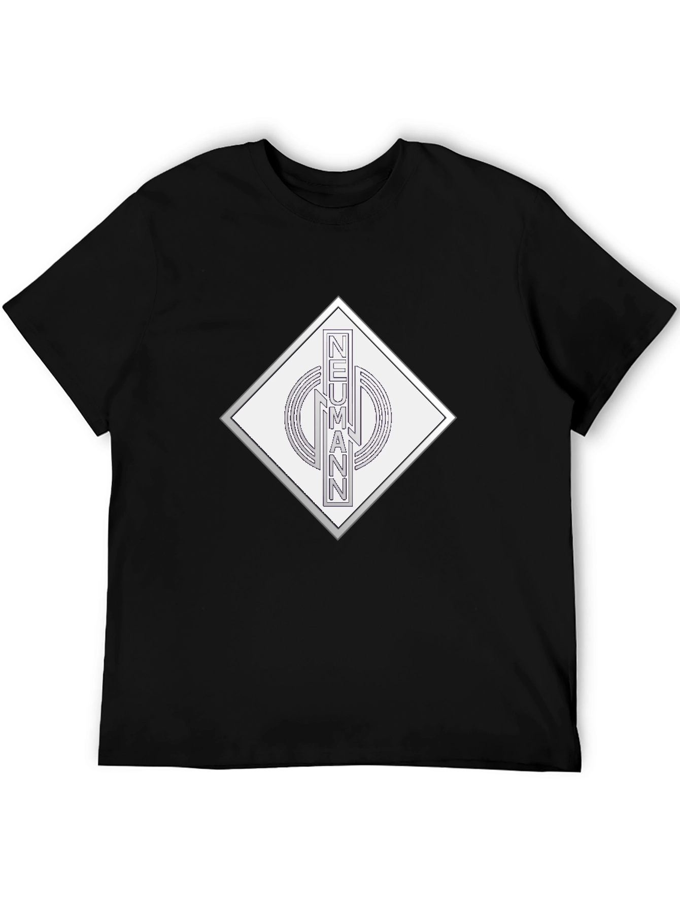 Neumann Black Graphic Tee - Classic Style