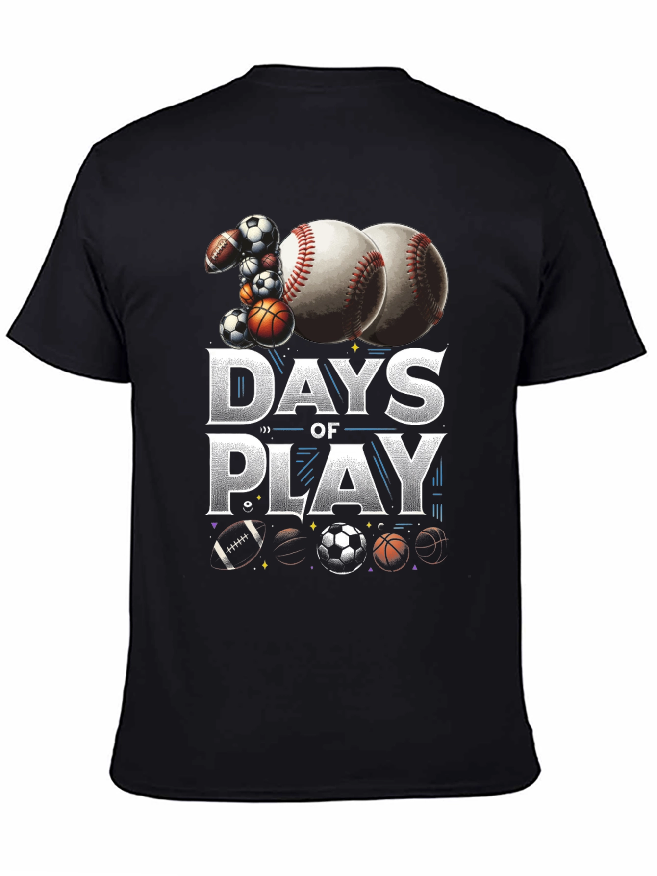 Days of Play Sports Balls Graphic T-Shirt