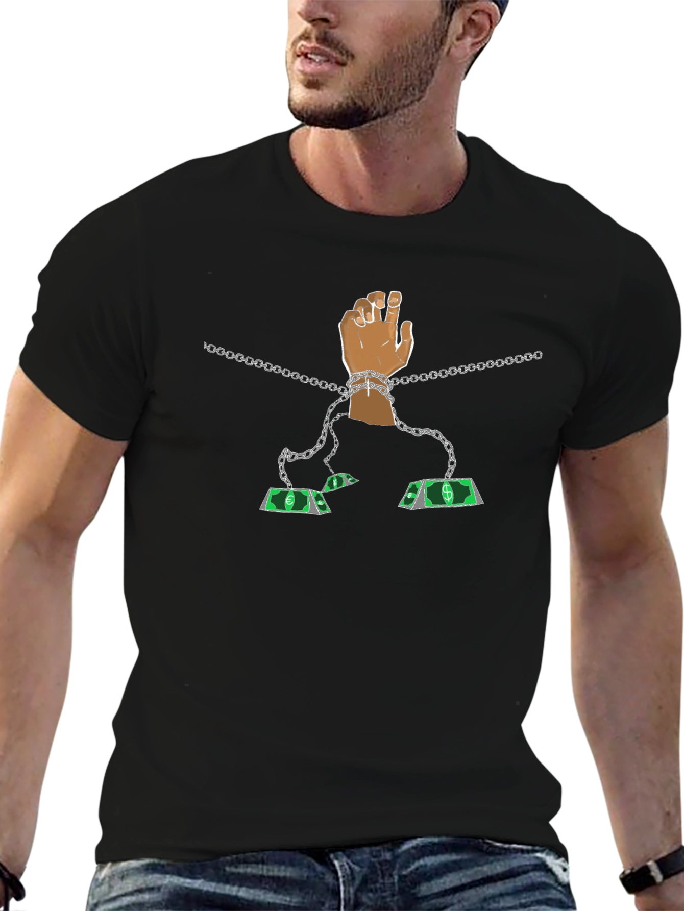 Money Chains Graphic T-Shirt