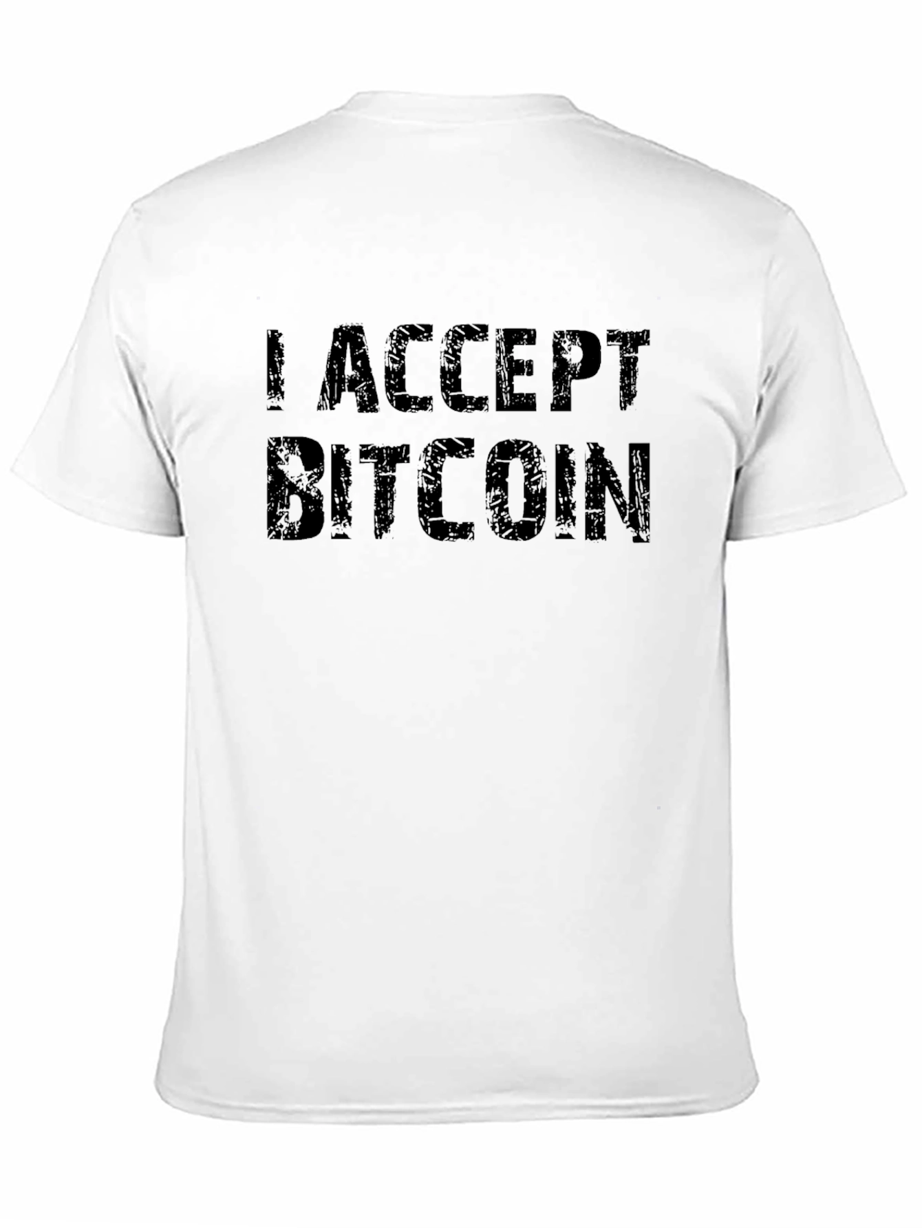 I Accept Bitcoin T-Shirt - Crypto Currency Tee