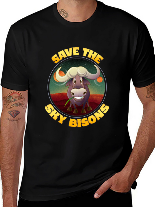 Save the Sky Bison Graphic T-Shirt