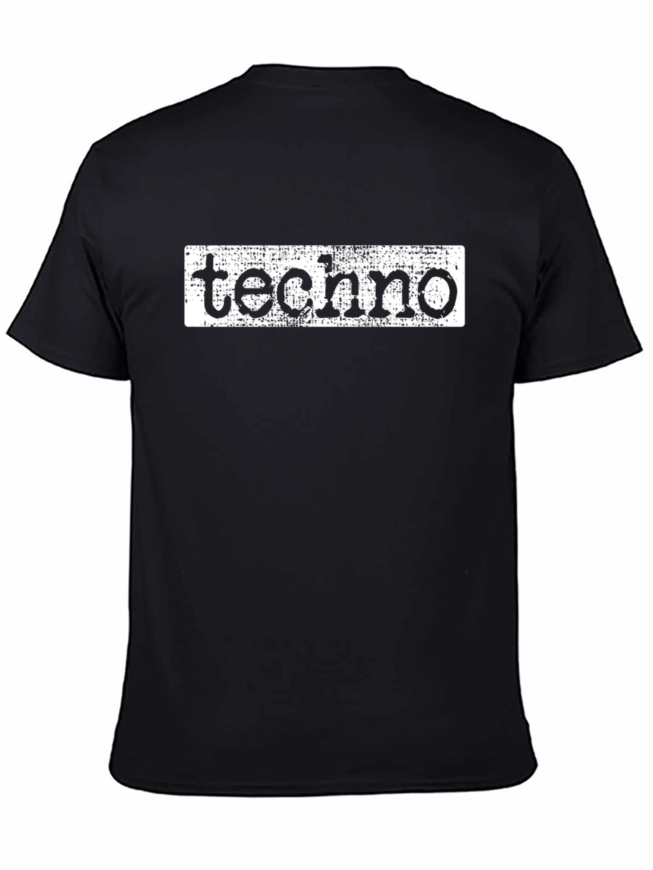 Techno Music Graphic Tee - Cool Black T-Shirt