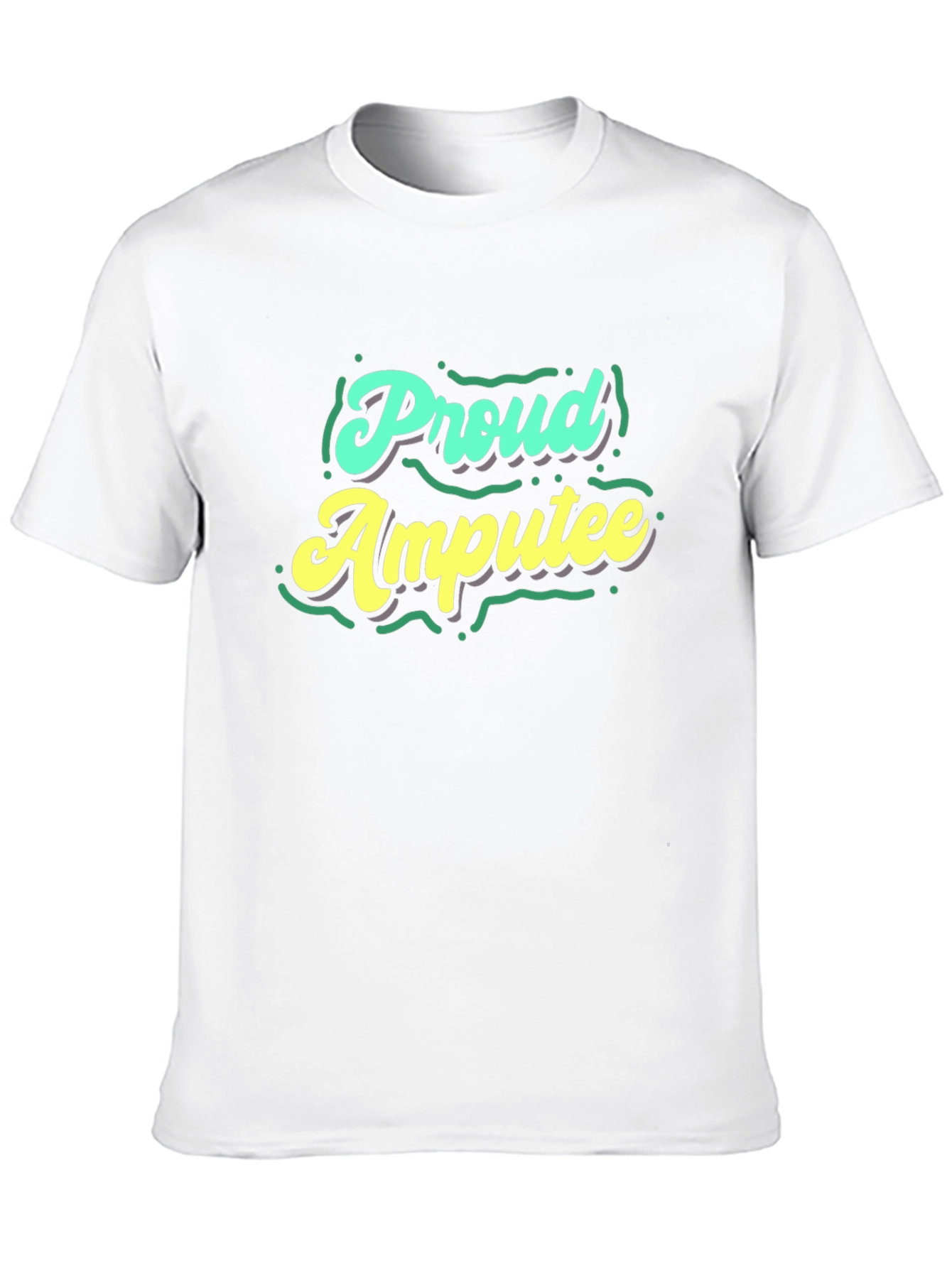 Proud Amputee Graphic T-Shirt - Disability Awareness