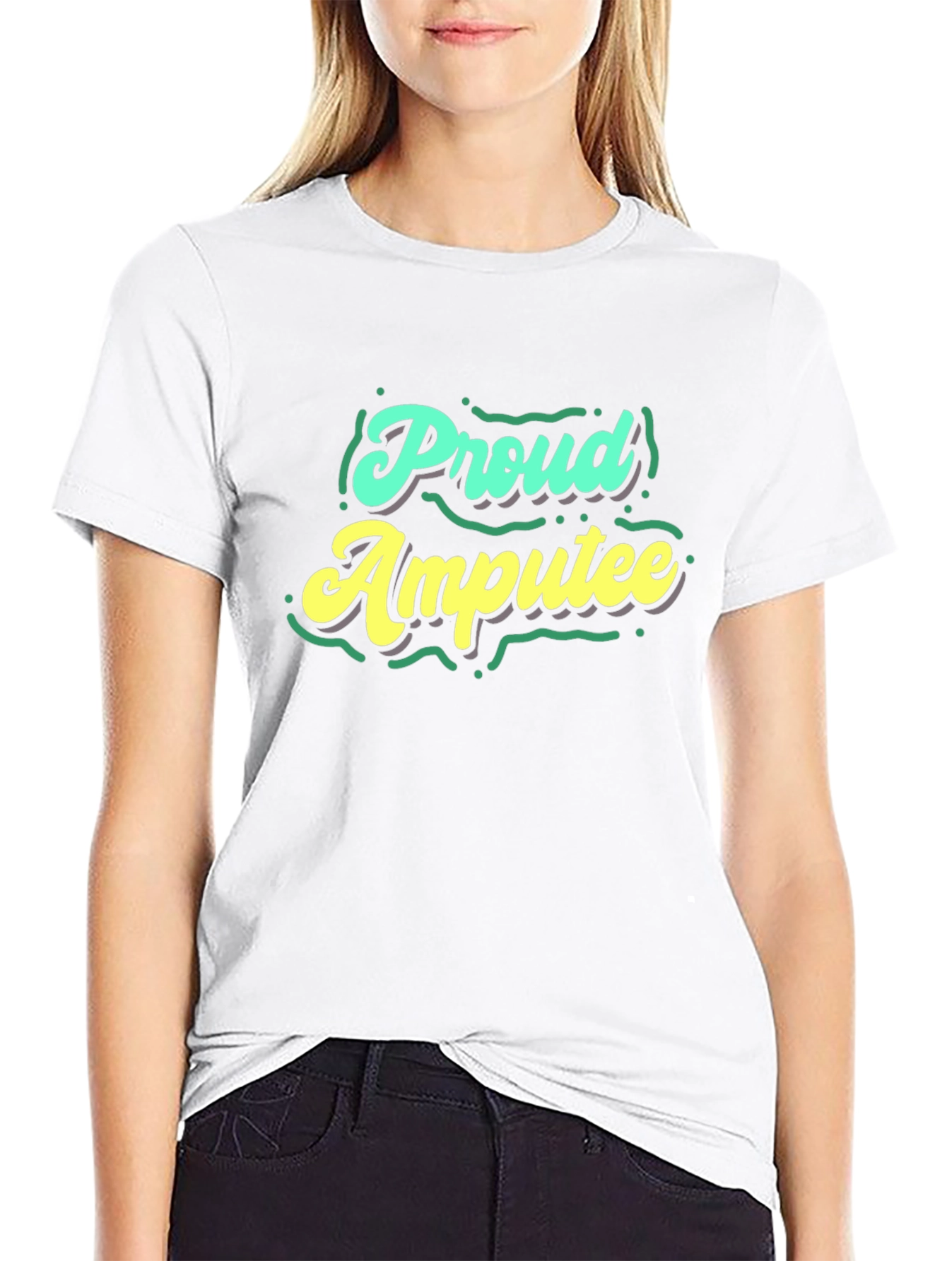 Proud Amputee Graphic T-Shirt - Disability Awareness
