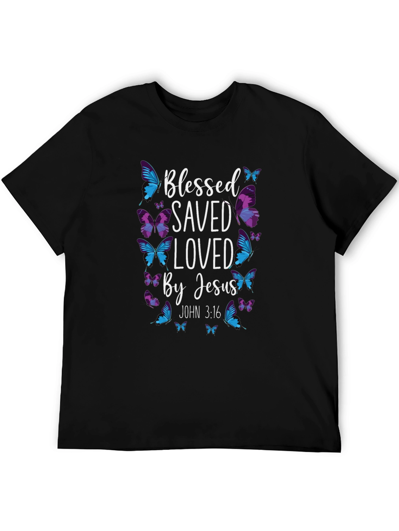 Blessed Saved Loved By Jesus T-Shirt
