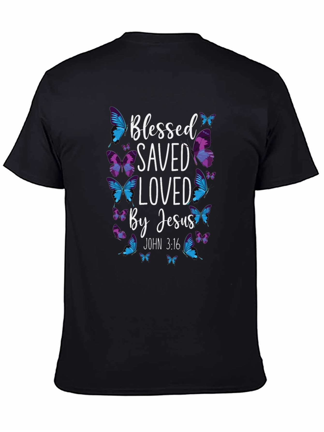 Blessed Saved Loved By Jesus T-Shirt