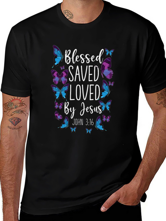 Blessed Saved Loved By Jesus T-Shirt