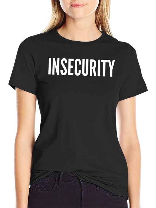 Insecurity Graphic Tee - Black Cotton Blend