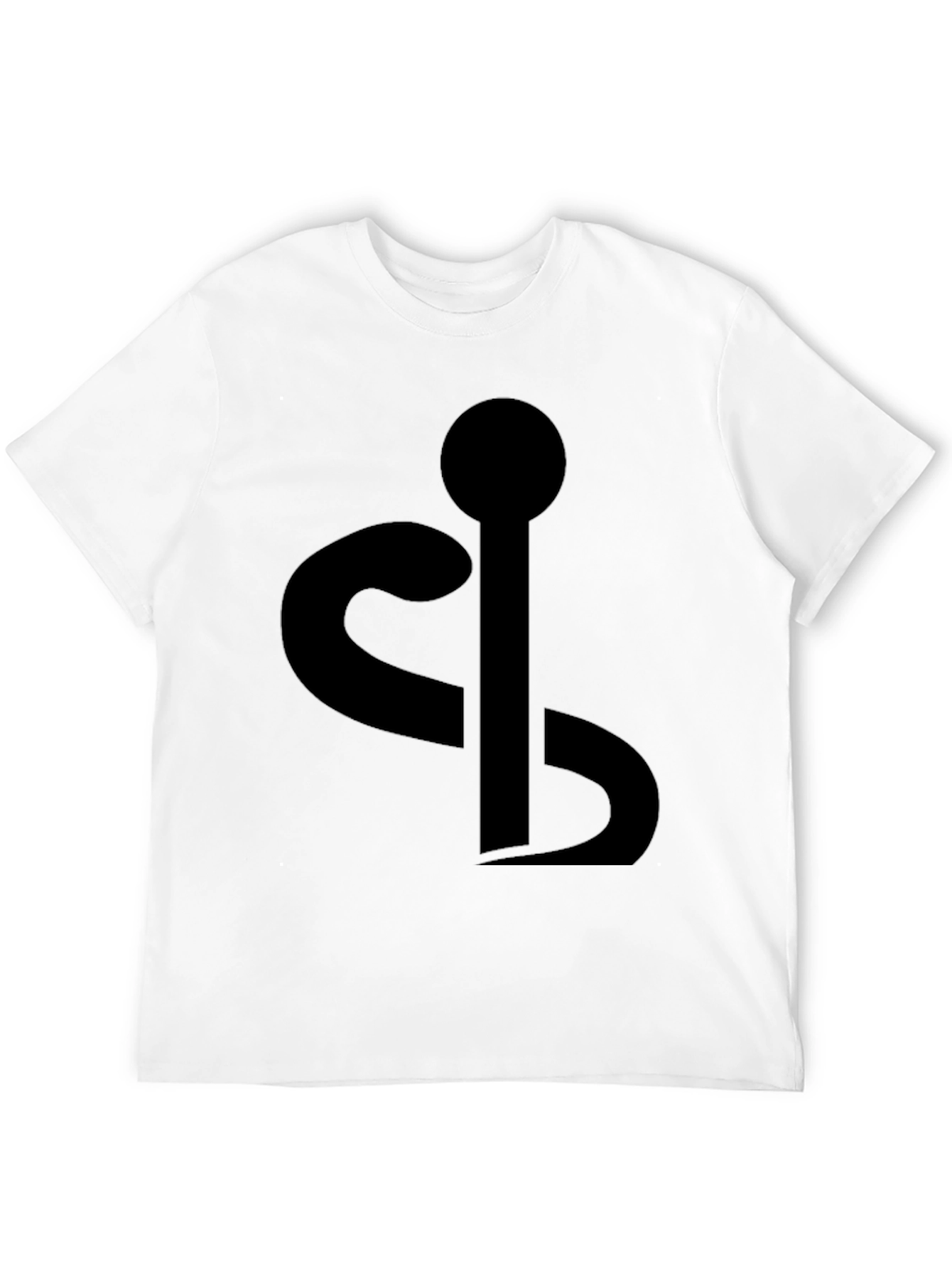 Symbolic Black T-Shirt: Minimalist Design