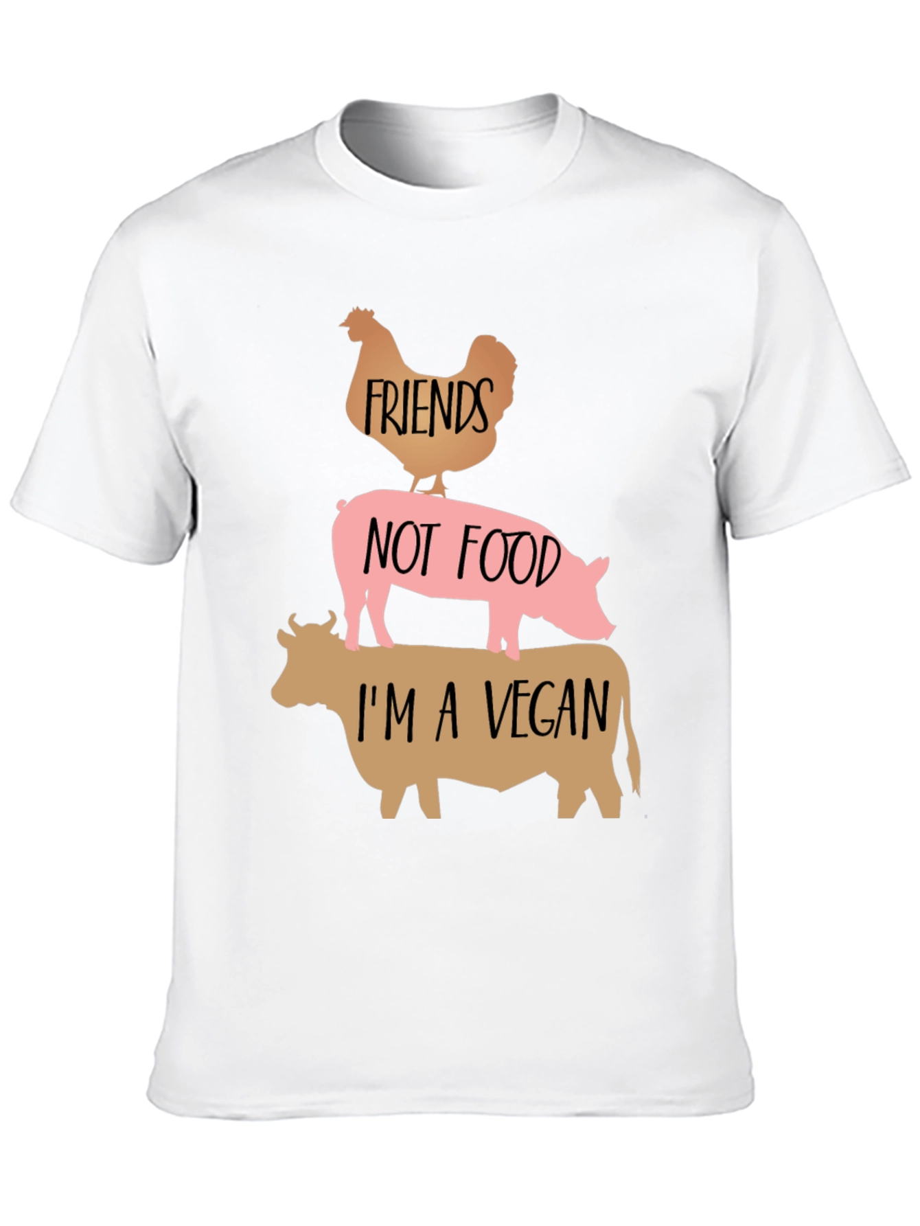 Vegan Friends Not Food T-Shirt