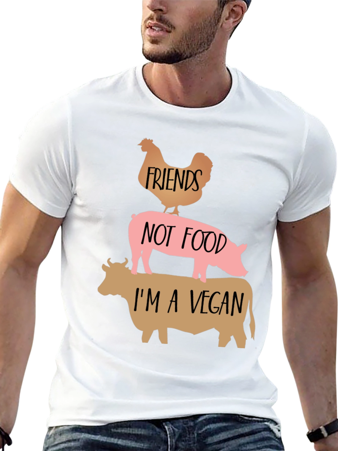 Vegan Friends Not Food T-Shirt
