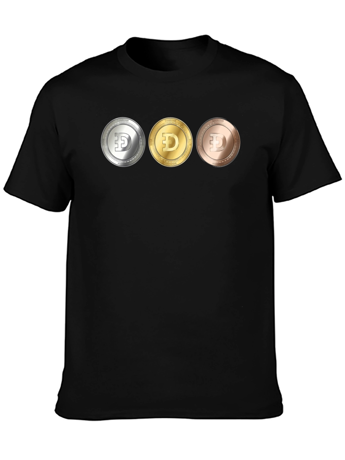 Dogecoin Trio T-Shirt - Crypto Currency